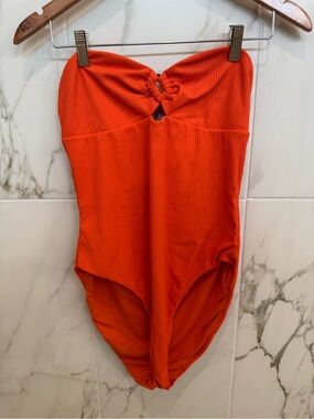 Andie Women’s One-Piece Swimsuit in Bright Orange
